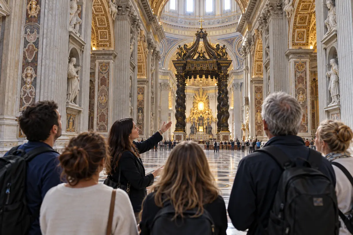 San Pietro raccontata da una guida