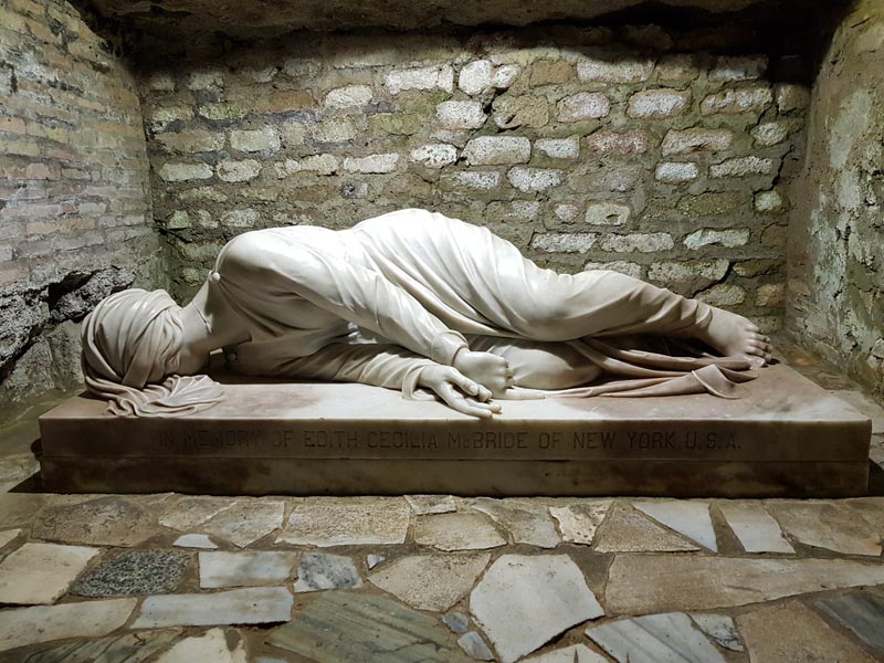 La cripta di Santa Cecilia