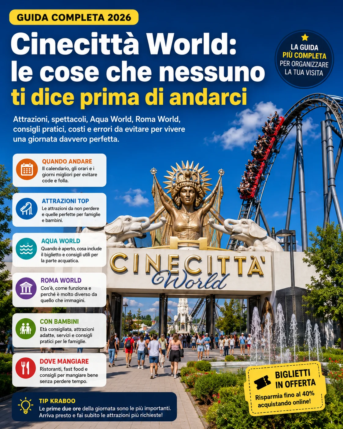 Cinecittà World: le cose che nessuno ti dice prima di andarci