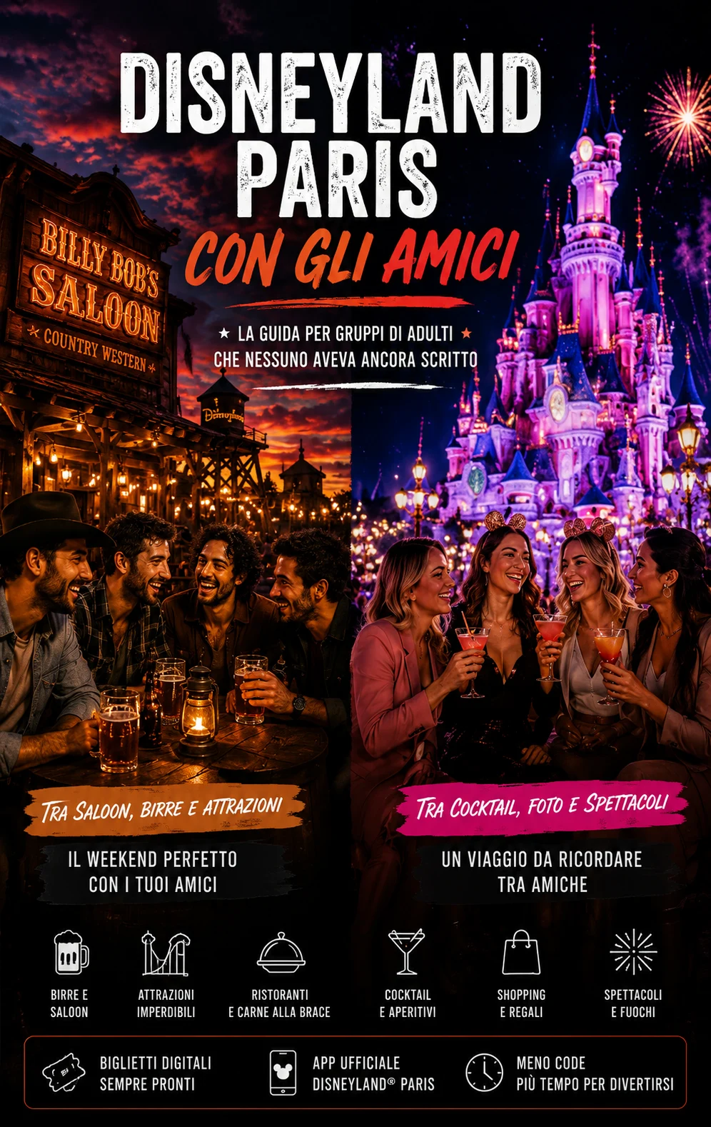 Disneyland Paris con gli amici: il weekend che non ti aspetti