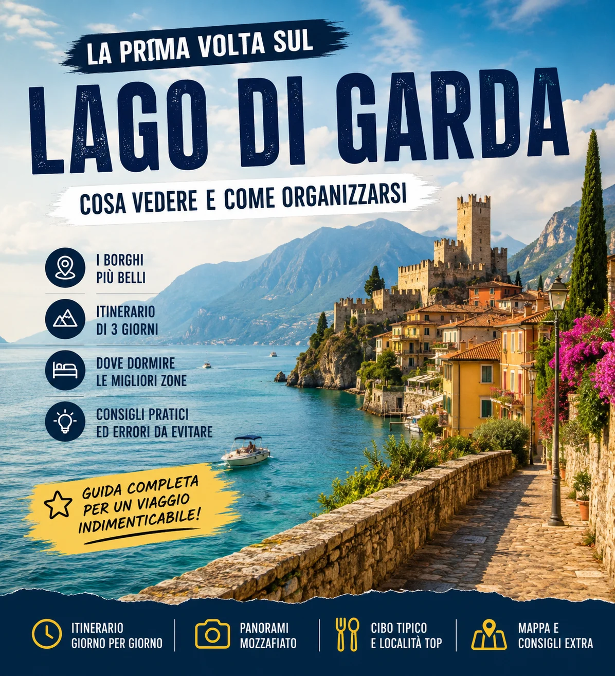 La prima volta sul Lago di Garda