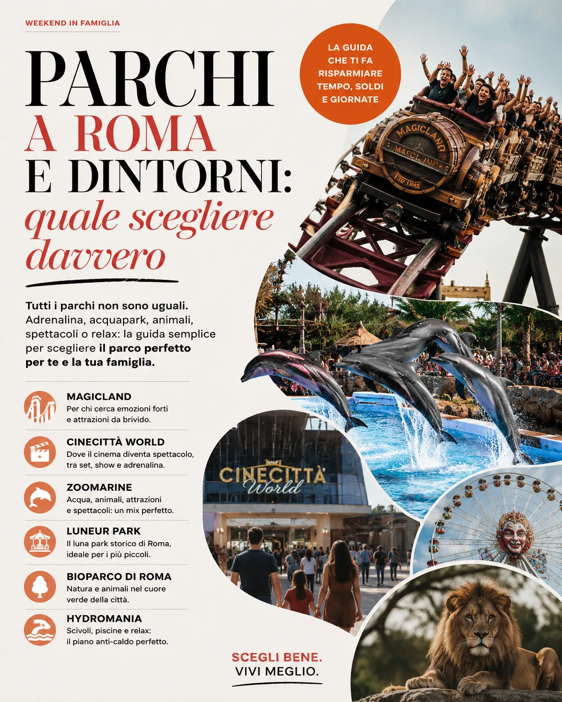 Parchi a Roma e dintorni: quale scegliere davvero