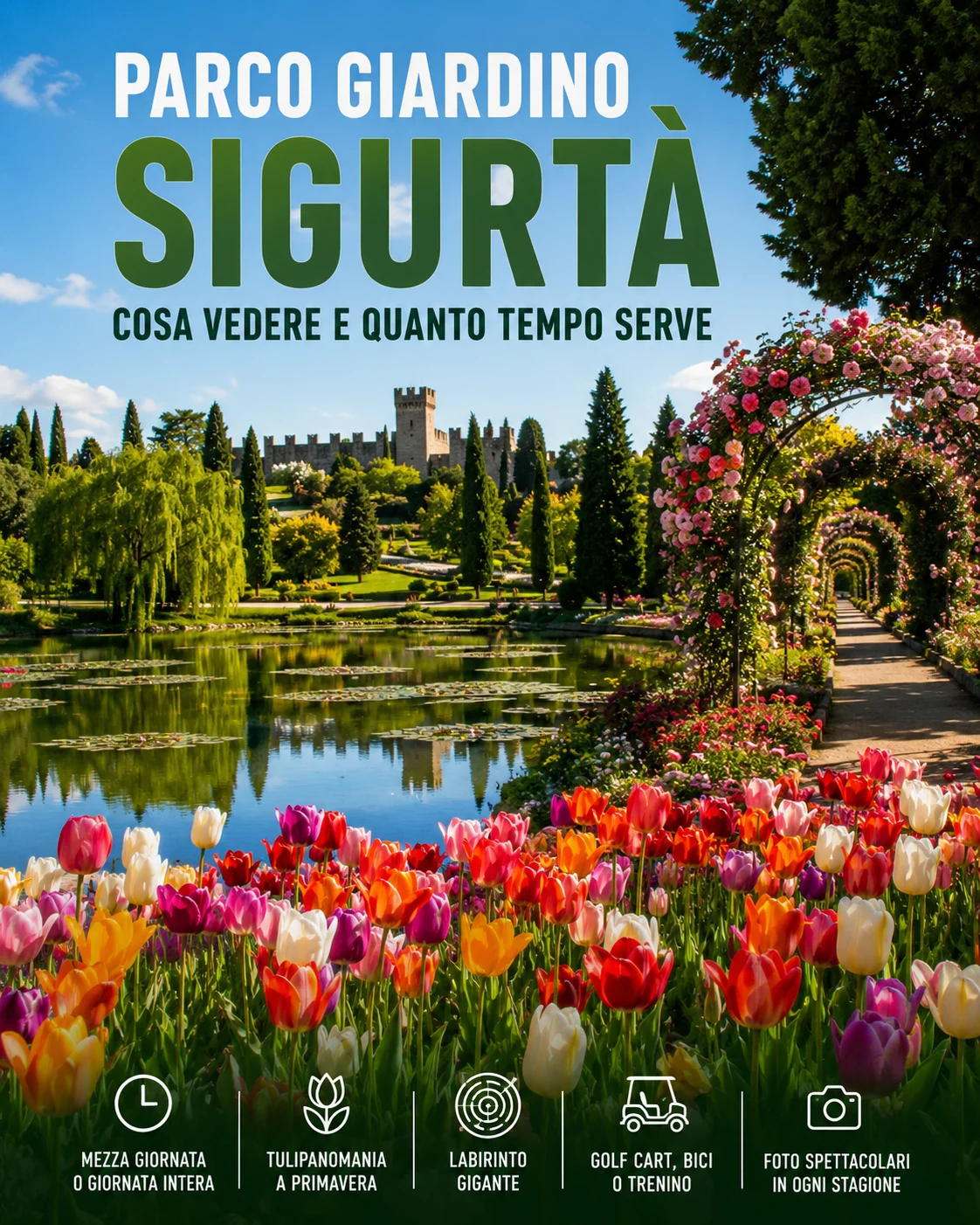 Parco Giardino Sigurtà: cosa vedere e quanto tempo serve