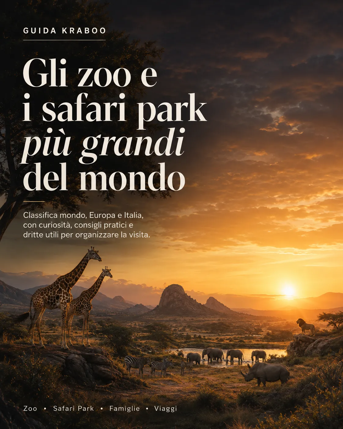 Gli zoo e i safari park più grandi del mondo