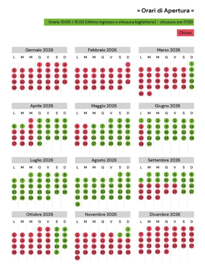Calendario e orari SAFARI RAVENNA